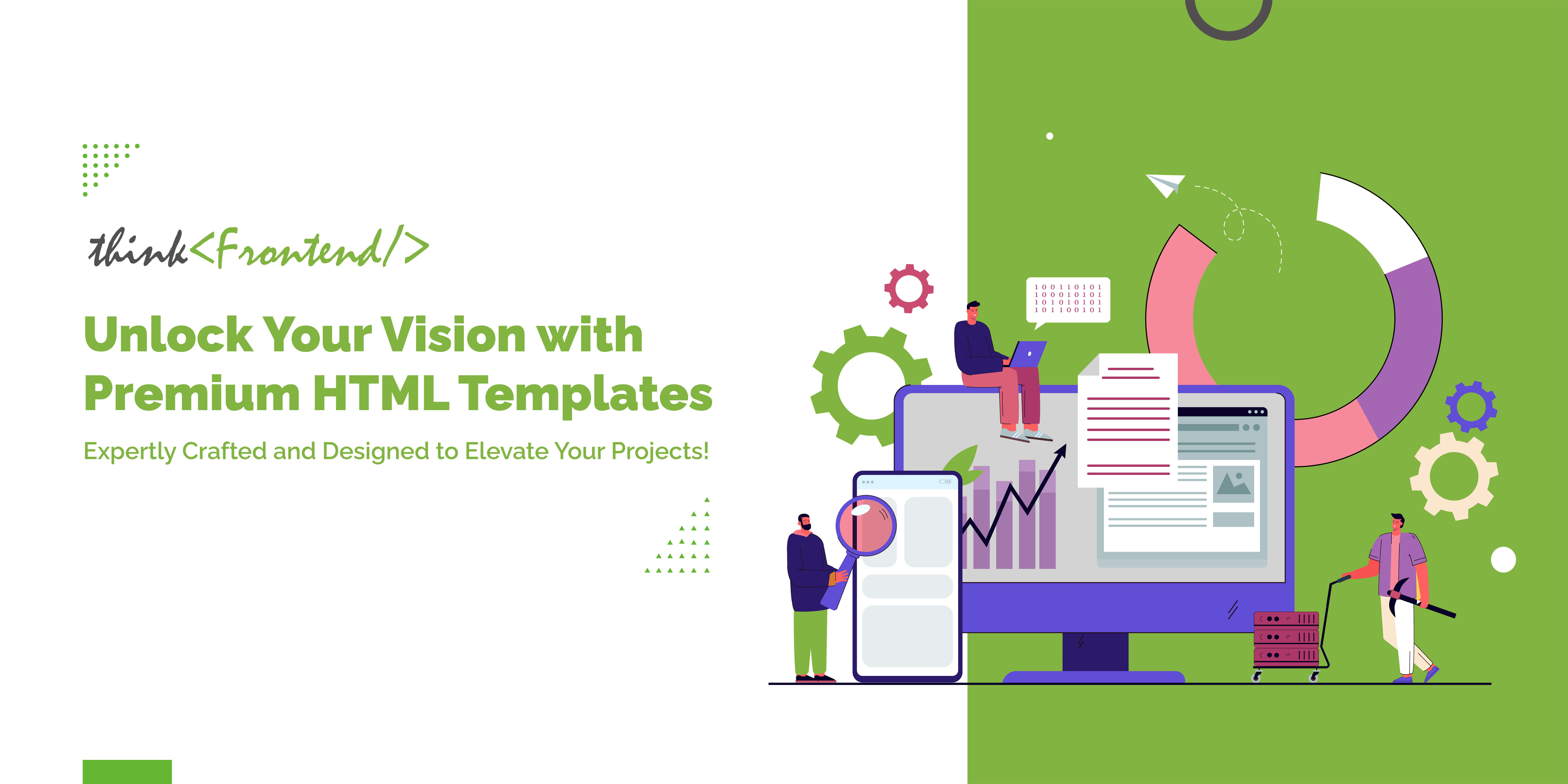 Premium HTML templates showcasing modern web design